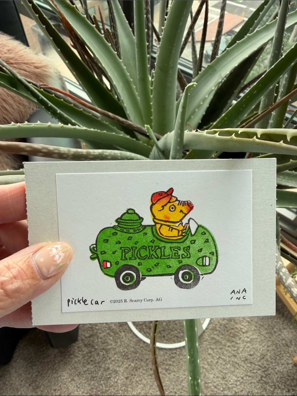 Inciardi x Richard Scarry Pickle Car Art Print